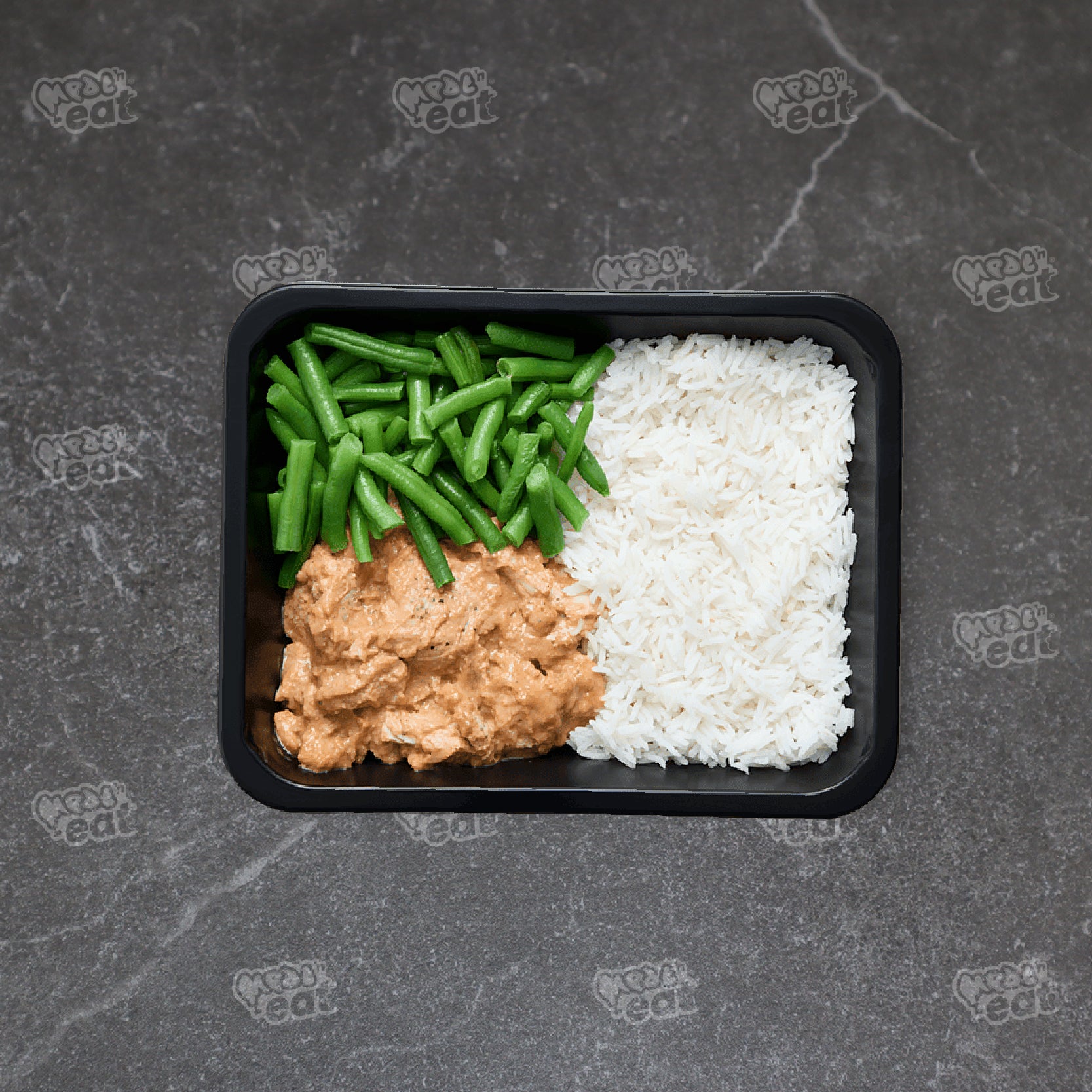 Kipsate rijst groente